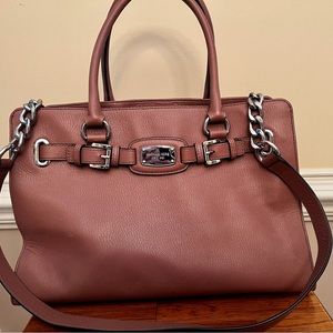 Michael Kors Mauve Leather Tote